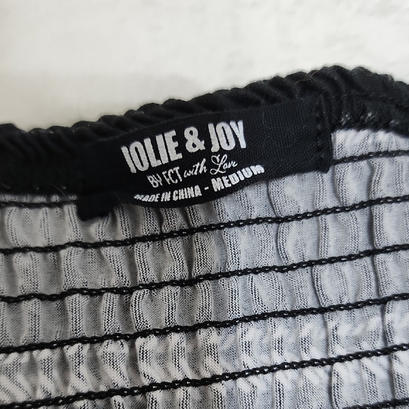 Fashion Nova Black and White Striped Alexandria Jumpsuit M - Picture 6 of 8